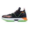 LiNing Flash 6 Shock Absorption Anti-Slip Durable Mid-Top Basketball Shoes Kids Basketball Shoes Black Orange YKBR024-1