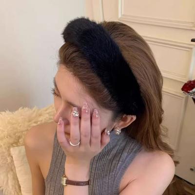 Wide Edge Women's Headband Solid Color Hair Hoop Fashion Hair Accessories