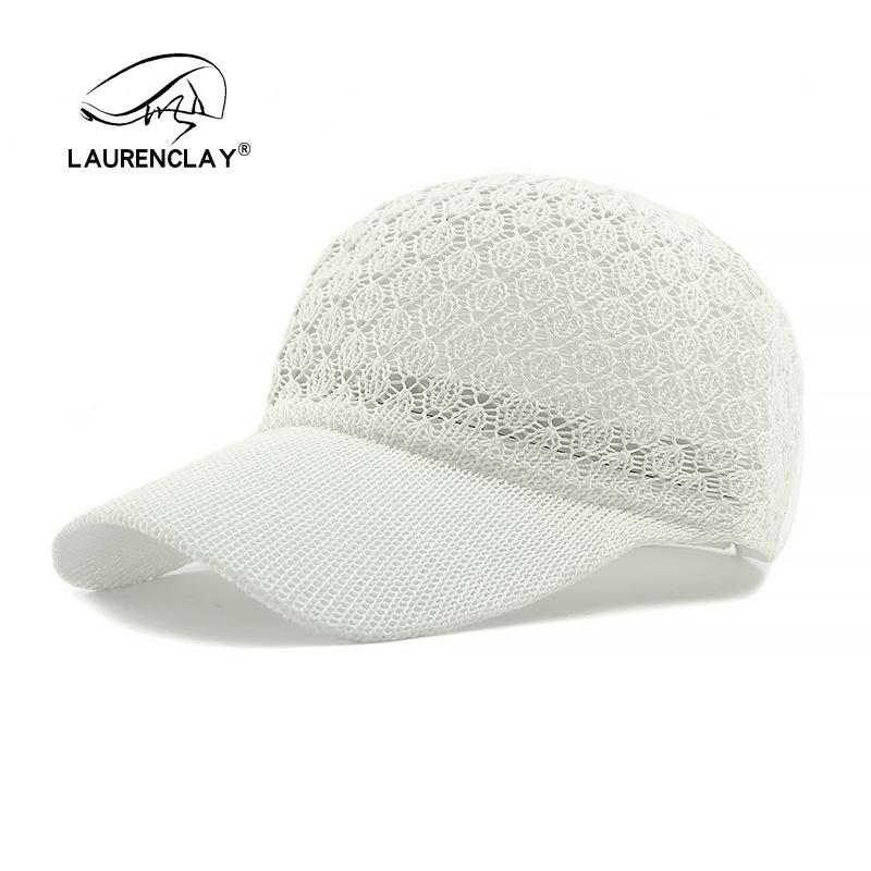 Hat women's summer breathable mesh cap knitted hard mesh sun protection visor casual baseball cap women's tide