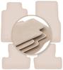 PREMIUM Beige Floor Mats For: Ford Mustang MK5 Coupe 2004-2014