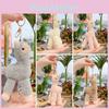 Super Soft Alpaca Plush Keychain Cute And Funny Pendant For Bags And Keys