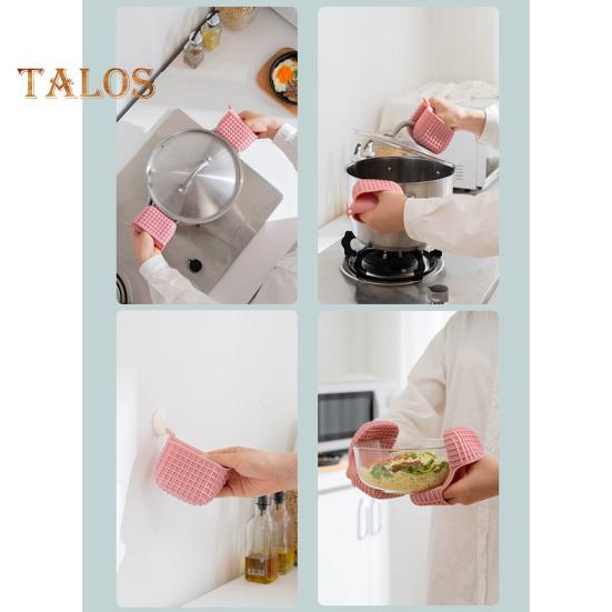1Pc Microwave Mitten Compact Easy Clean Convenient Innovative Heat-resistant Anti-scald Microwave Mitten for Daily Use