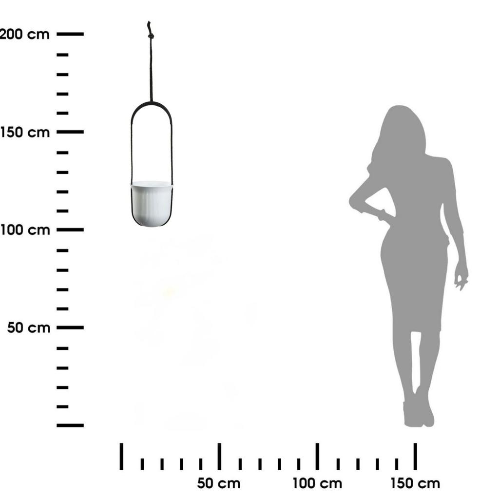 Hängende Pflanzschale Aera Hang Weiß 17,9 cm