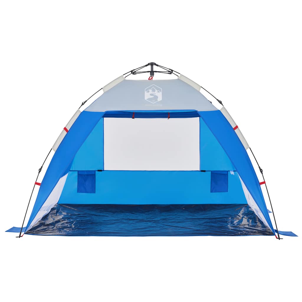 Vidaxl Beach Tent, 2-Person, Blue, Waterproof