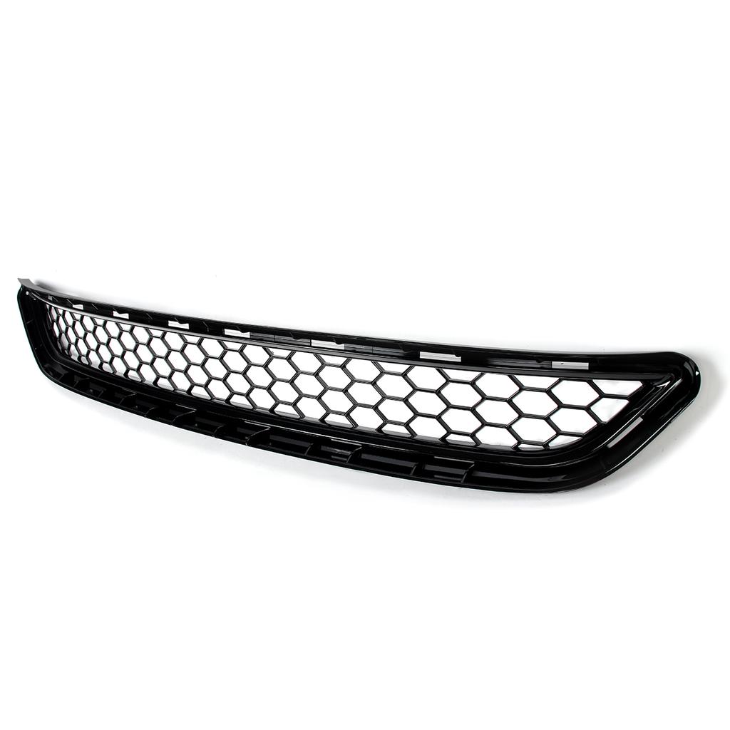 For Ford Fiesta 2013-2017 Gloss Black Honeycomb Front Bumper Lower Grille Grill