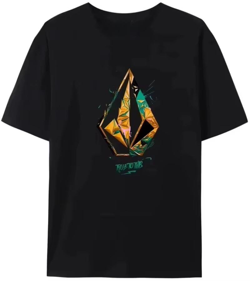 Summer New Cotton Tshirt Suitable For Both Unisex And Unisex Luxurious And Fashionable Top Casual Short Sleeved Shirt
