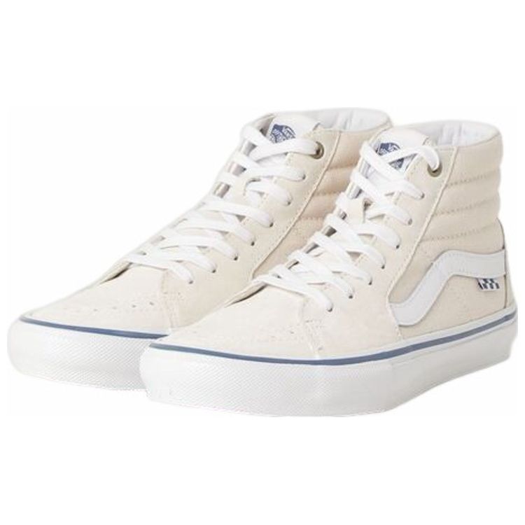 Vans Skate Sk8-Hi Raw Canvas Classic White Unisex Sneakers VN0A5FCCACV