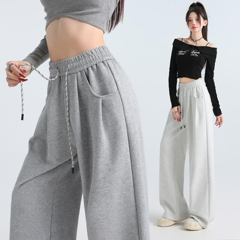 Women's American Style Wide-Leg Sweatpants