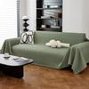 Sofa Cover Waterproof Slipcover Four Seasons Universal Solid Color Waffle Sofa Cover Blanket