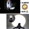 40W Chip XHP50 LED Headlight 40000Lum Led Headlamps Zoom Head Lamp Flashlight Torch Lantern Head Light for Camping