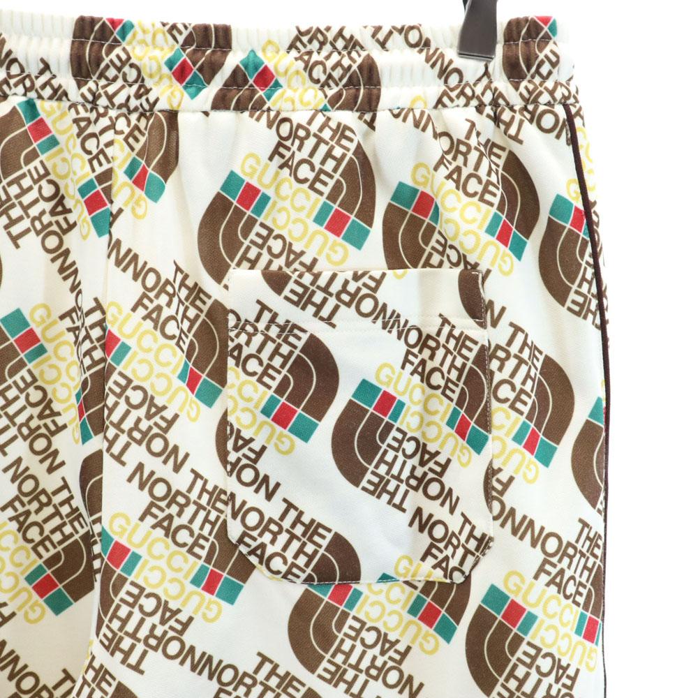 Nieużywane GUCCI Made in Italy kolaboracja North Face Spodnie dresowe z logo Total Męskie Używane