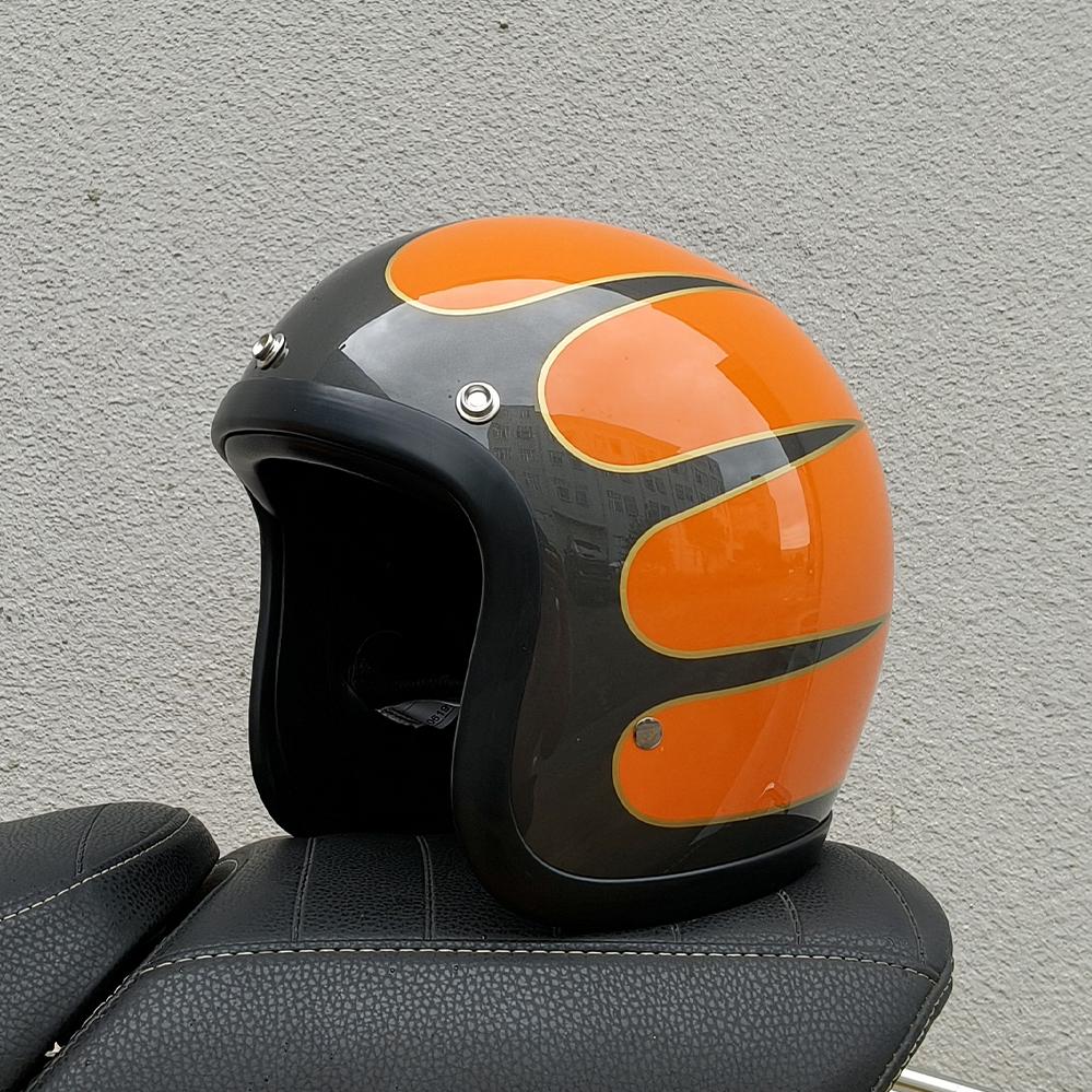Low Profile Open Face Retro Small Shape Motorbike Helmet Motorcycle Helmet TT&COCASCOS 500TX Helmet Japanese Style Korea Style