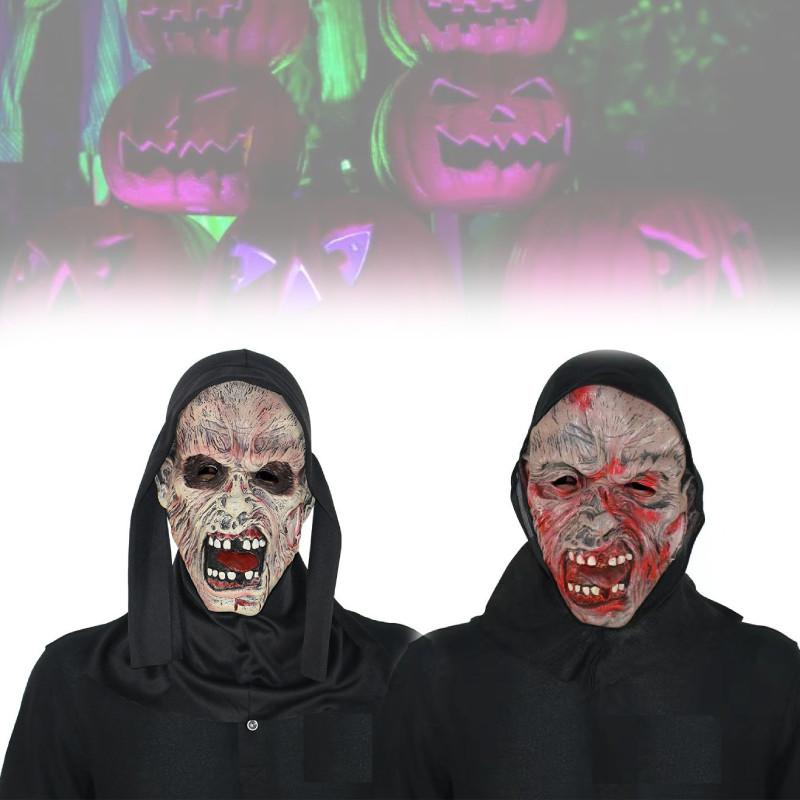 Läskig Störande Gore Mask För Halloween Kostymfest Och Teaterföreställningar
