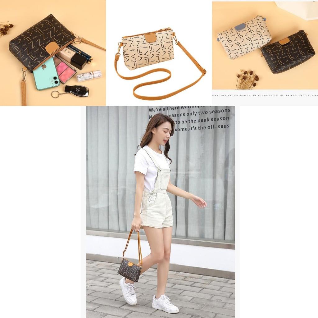 Small Square Crossbody Pvc Bag With Card And Coin Compartments
