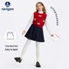 Navigare Girls' Bow-Knot Sweater Vest