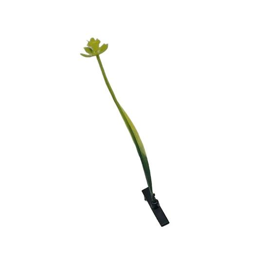 5Pcs Women Hair Clips 3D Flower Decor Anti-slip Design Hair Pins DIY Hairband Lightweight Hair Accessories