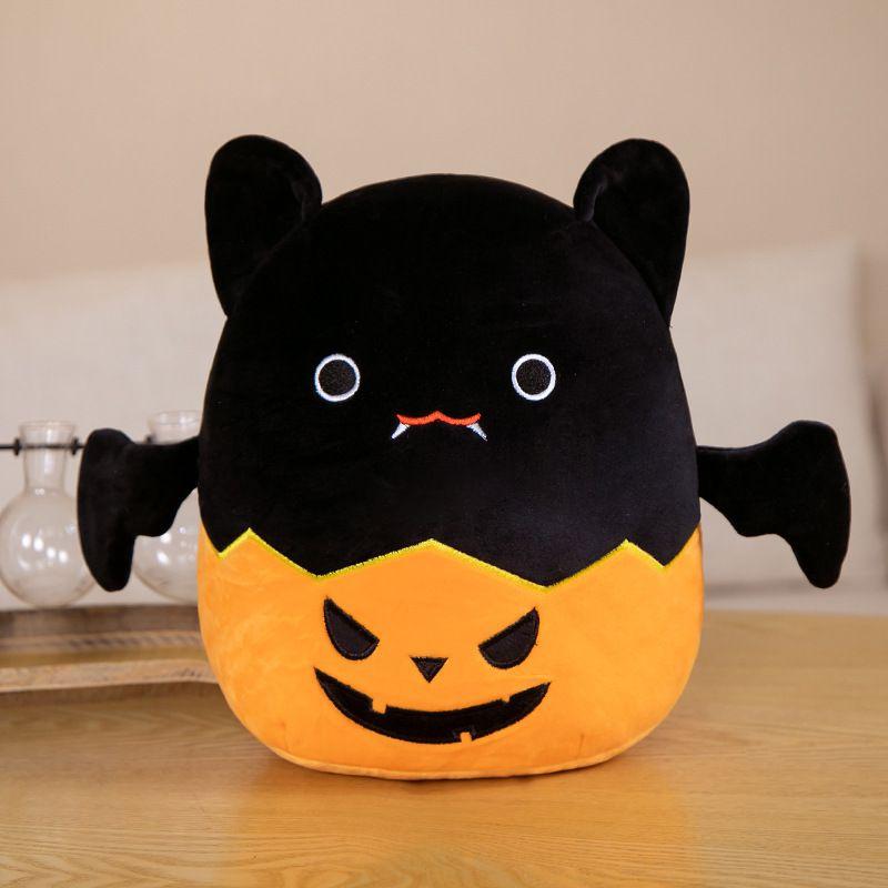 Cute Halloween Bat Pumpkin Plush Toy For Kids' Birthday And Home Decoration