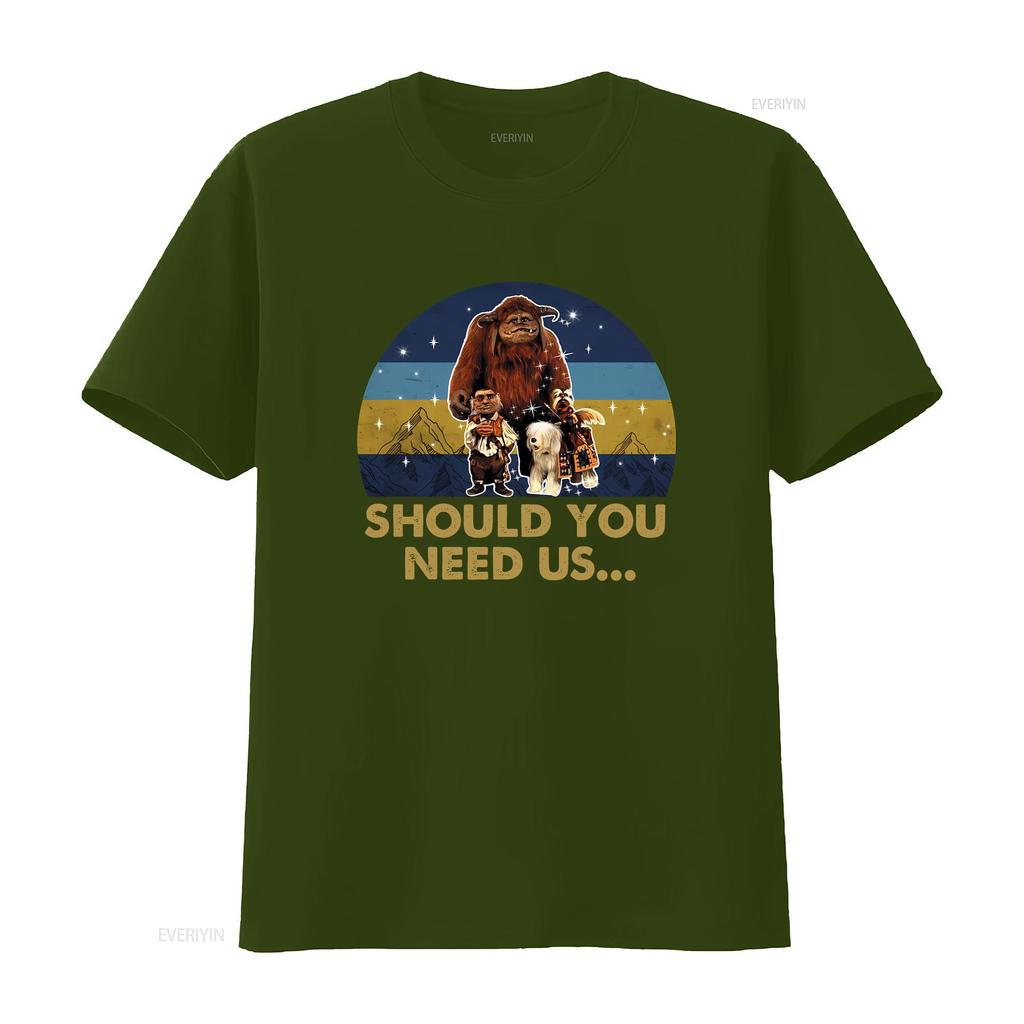 Labyrinth Should You Need Us Vintage T Shirt And Friends Movie Fan Vintage Washed Versatile Stretched Breathable
