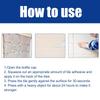 Tile Adhesive Glue Household Wall and Floor Tile Repair Adhesive Fix Hollow and Peeling Tiles Waterproof Back Coating Glue