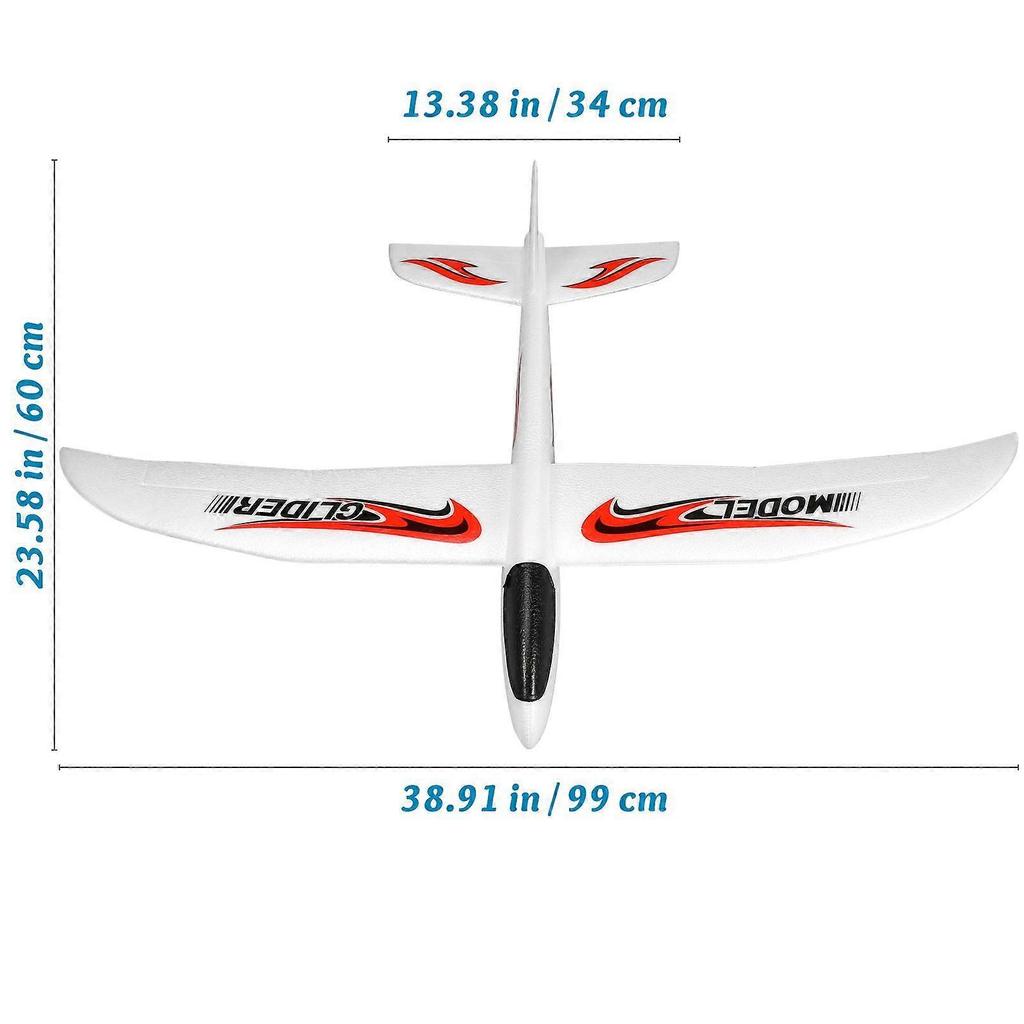 Tomaibaby 99cm Throwing Aircraft Children's Aerobatic Plane Glider Airplane Outdoor Sports Flying Toy