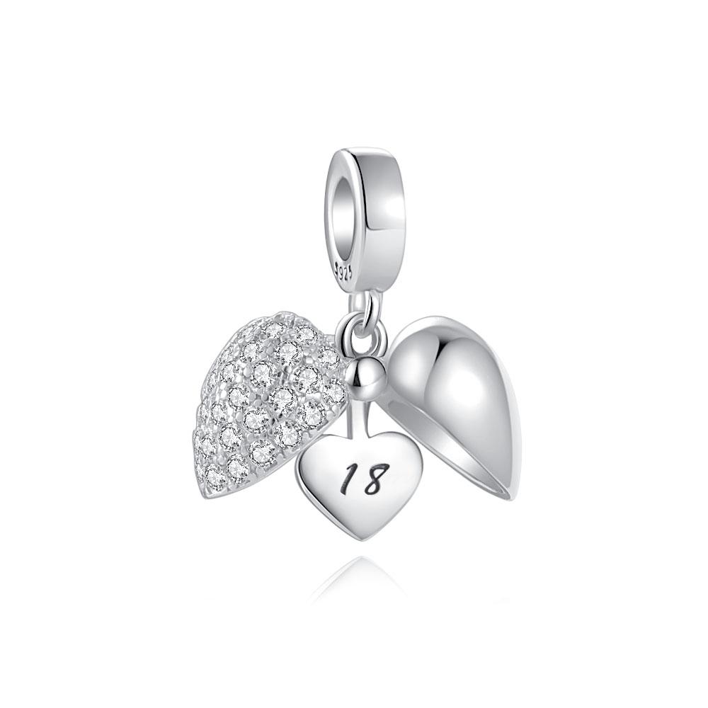 Pendentif attrape-rêves bleu en forme de cœur pour femmes, accessoires de bricolage, breloques originales, bijoux en argent Sterling 2022, nouvelle collection 925