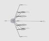 Jackall Luster Blade 75mm Alabama Rig Silver (6367)