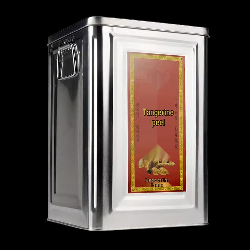 

Tangyu Tinplate Storage Canister with Double Lid