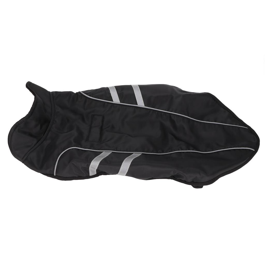 Hunde Regenjacke Leicht Verstellbar Wasserdicht Haustier Poncho mit Reflektorstreifen für Haustiere Hunde S