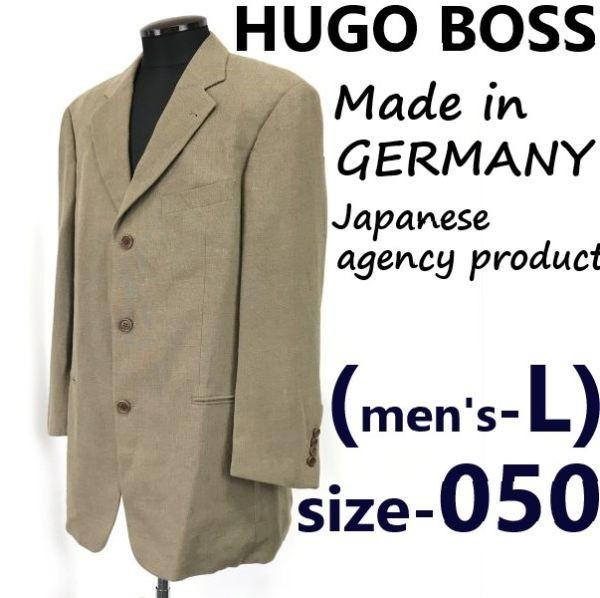 

Сделано в Германии HUGO BOSS Льняной пиджак приталенного кроя Мужской L Бежевый
