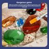 Dig Diy Archaeological Kit Gemstones Fossils For Kids Educational Play Treasure