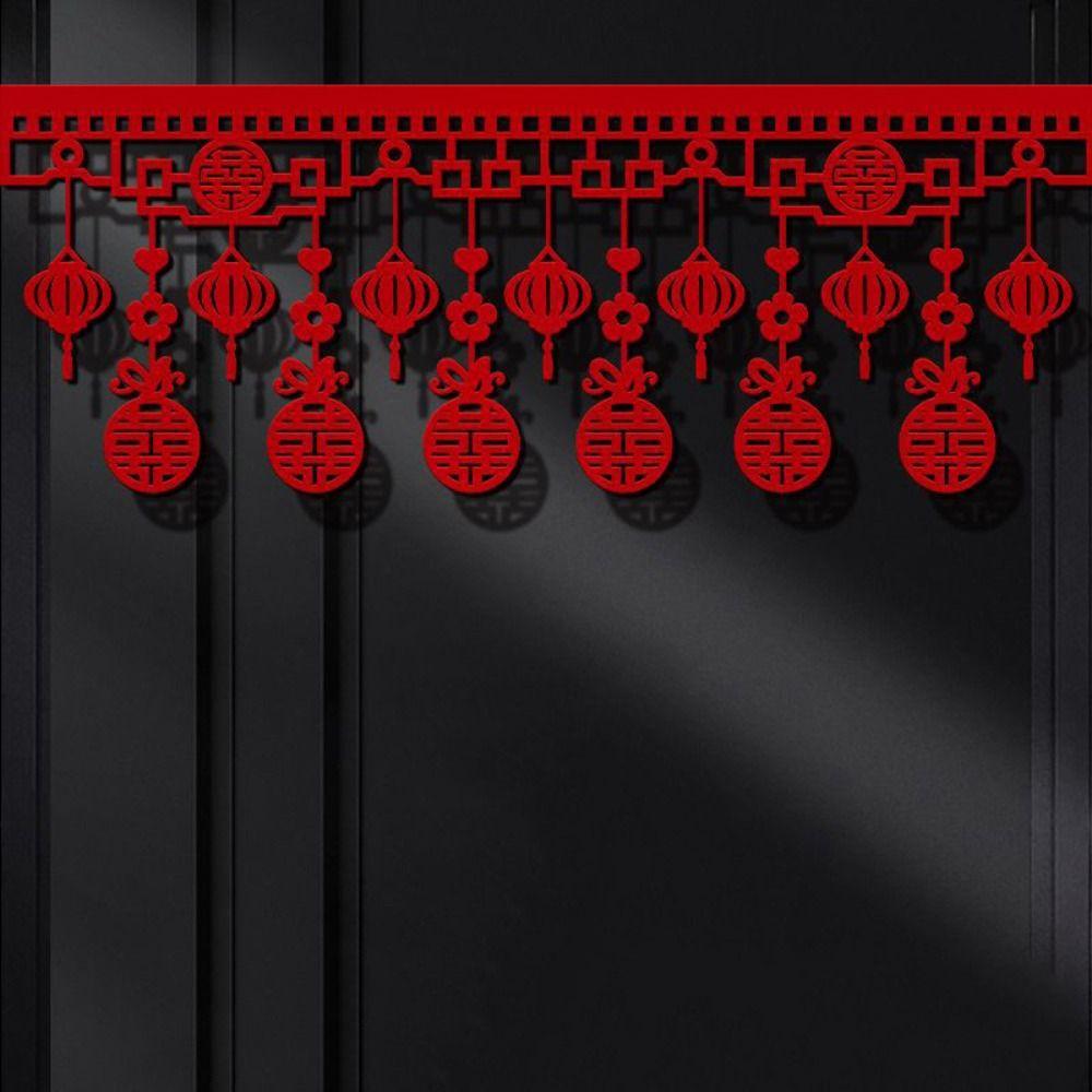 Chinese Style Hanging Banner Non-woven Wall Ornaments Wall Hanging Pendant  Curtains Decor