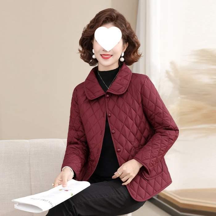 Leichte Baumwolljacke für Herbst/Winter 2025 für Mütter mittleren Alters und ältere Mütter