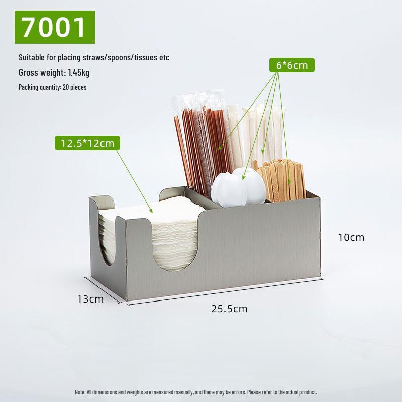 Lijia 5-Compartment Cafe Bar Counter Organizer