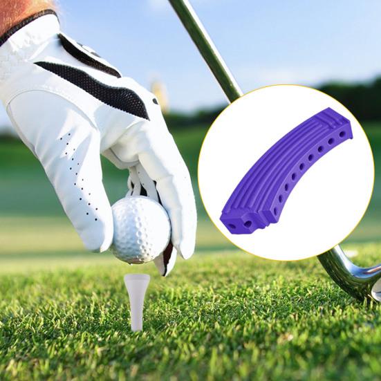Golf Tee Holder Portable Golf Tee Storage Organizer Holds 9 Tees Plastic Golf Tee Carrier Golfing Accessory for Men Women