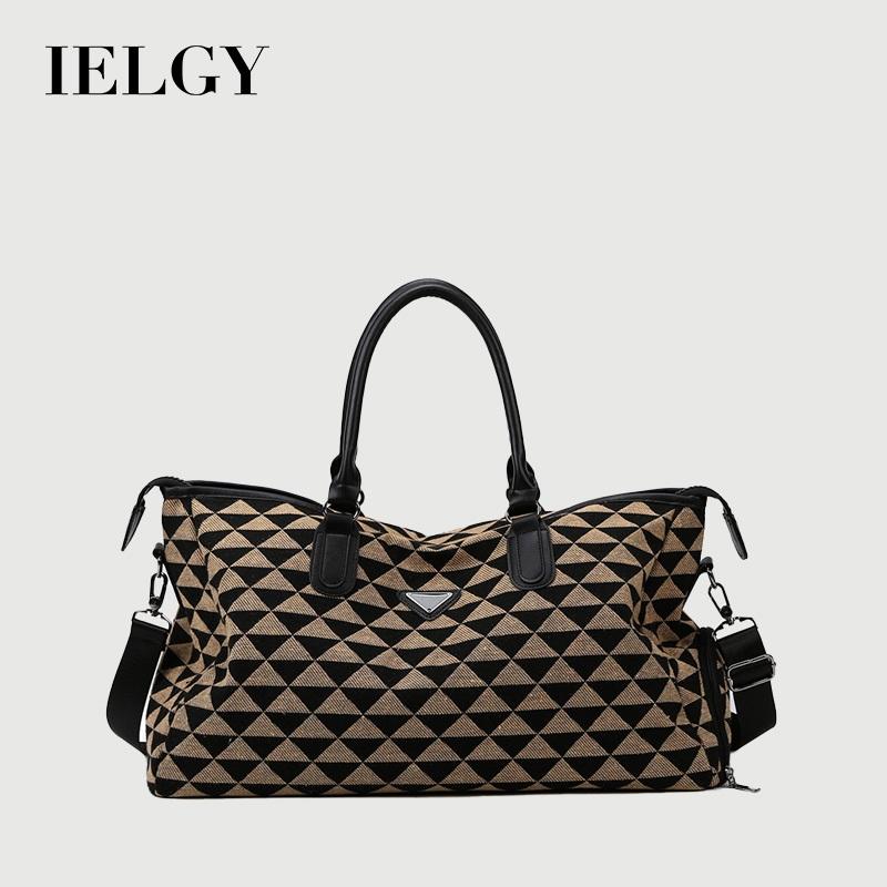 IELGY Bolsa de Viagem Portátil para Curta Distância Feminina Grande Capacidade Bolsa de Mão de Viagem Multifuncional Saco de Armazenamento de Roupas para Passeio