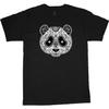 Men's Graphic Tees Panda Bear Face T-shirt