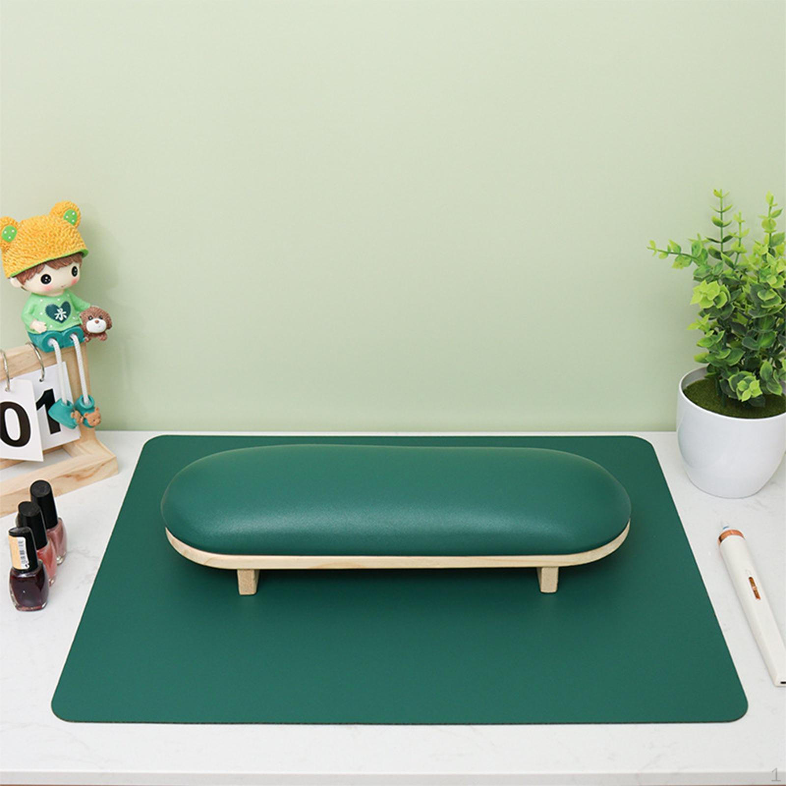 

Набор подушек для дизайна ногтей, подлокотник для стола для ногтей, многоразовая легкая подушка для запястья, рука Green