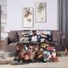 George Michael Music Blanket  Travel Office Flannel Throw Blanket For Living Room Soft Warm Design Quality Bedspread