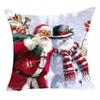 Santa Claus Pillow Cover Holiday Home Sofa Cushion Cushion Cover