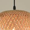 Bamboo Lantern Pendant Lamp Natural Rattan Wicker E27 LED Chandeliers Hand-Woven Lampshades Lighting Fixture Hanging Light