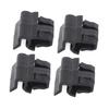 4pcs Set 1472872 00 C Front Bumper Buckle 1106961 00 C Black Hood Buckle Hood Trunk Clip for Tesla Model 3 2017 To 2025