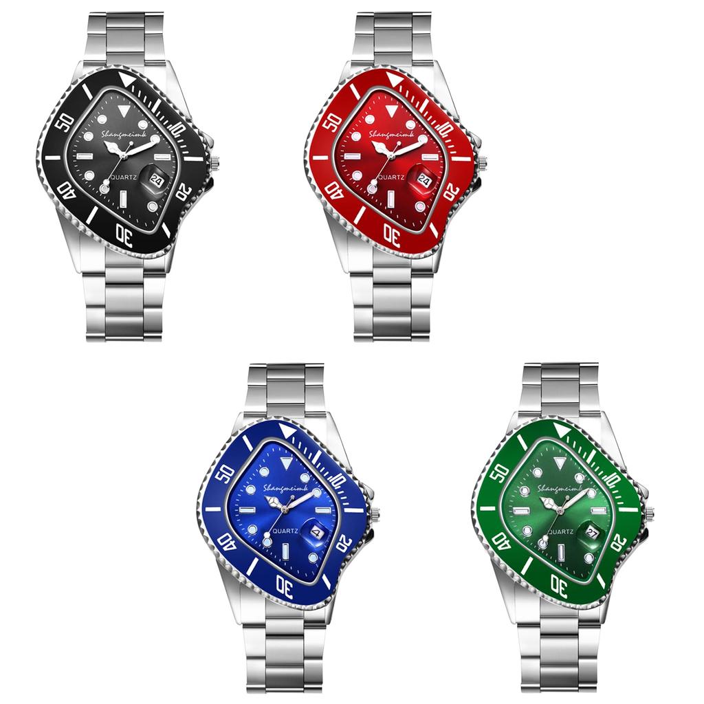 Vodotěsné analogové nerezové doplňky Vánoční dárek Pánský řemínek k hodinkám, Jednoduchý, Stylový, Stříbrný, Pánský - Den otců, Valentýn,