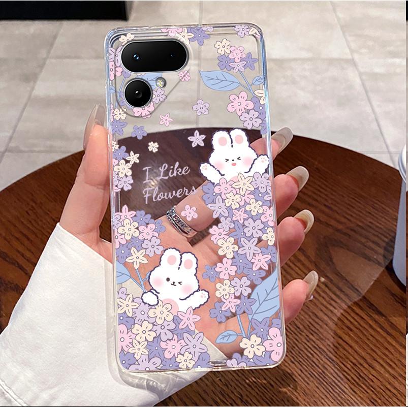 For Tecno Pova Curve 2 5G LK7K Case Luxury Cute Love Rabbit Funny Clear Soft Silicone Back Cover Techno Pova Curve 2 Phone Case