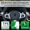 Car steering wheel sleeve without inner ring direction sleeve Leather handle sleeve Universal handle sleeve elastic band