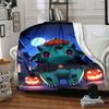 1 szt. Bulbasaur, Koc Pokémon Miękki Koc na Cały Sezon z Żywym Wzorem, Idealny do Domu, Podróży i na Prezenty, Idealny na Drzemki i Kemping