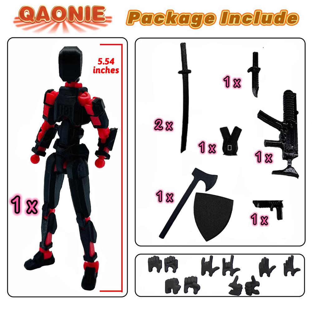 Titan 13 Actionfiguren T13 Figur 3D Gedruckt Mehrgelenkig Beweglich Lucky 13 Actionfigur Nova 13Action Figur Dummy Heimdekoration