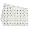 Cotton Linen Waterproof Placemats Set of 4, Daisy Floral Dining Mat Table Mats Decor