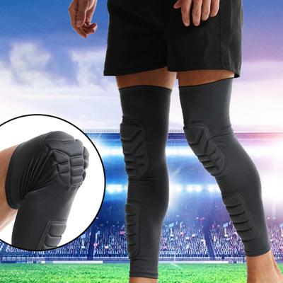 1Pc Sports Knee Pad Shin Guard High Elastic Breathable Impact Resistant Shin Sleeve