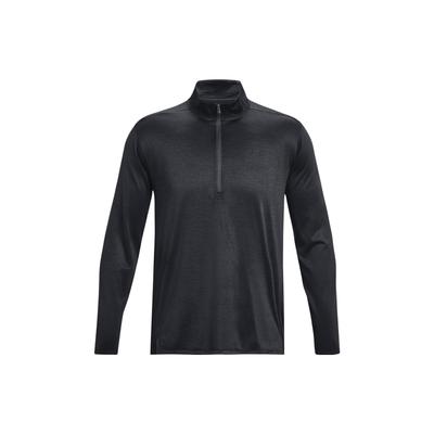 Tech™ Vent ½ Zip Solid Color Stand Collar Long Sleeve T-Shirt Men Tops Gray 1382184-001