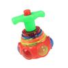 Colorful Luminous UFO Music Gyroscope Toy for Kids - Educational Rotating Light-Up Gift